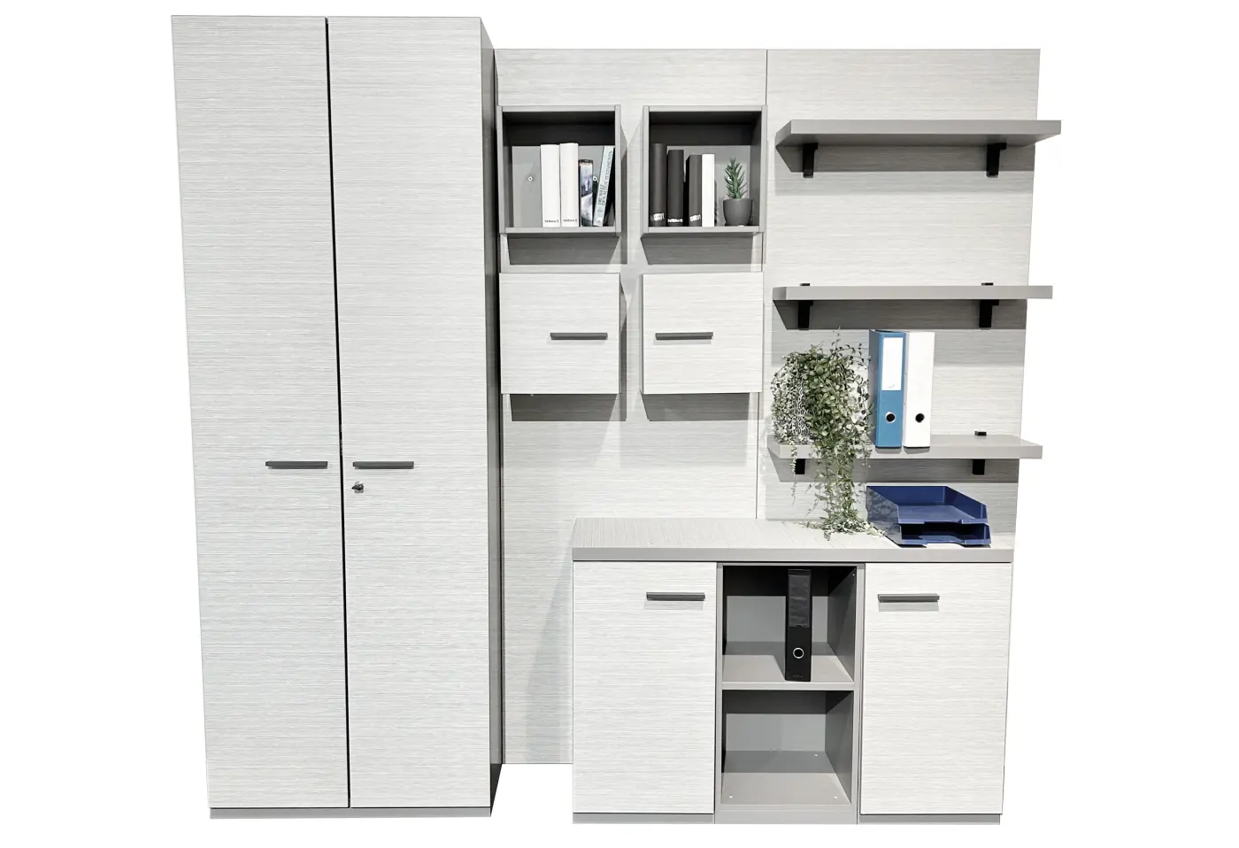 Bürowand 21073.. Mittelgrau, Riptype