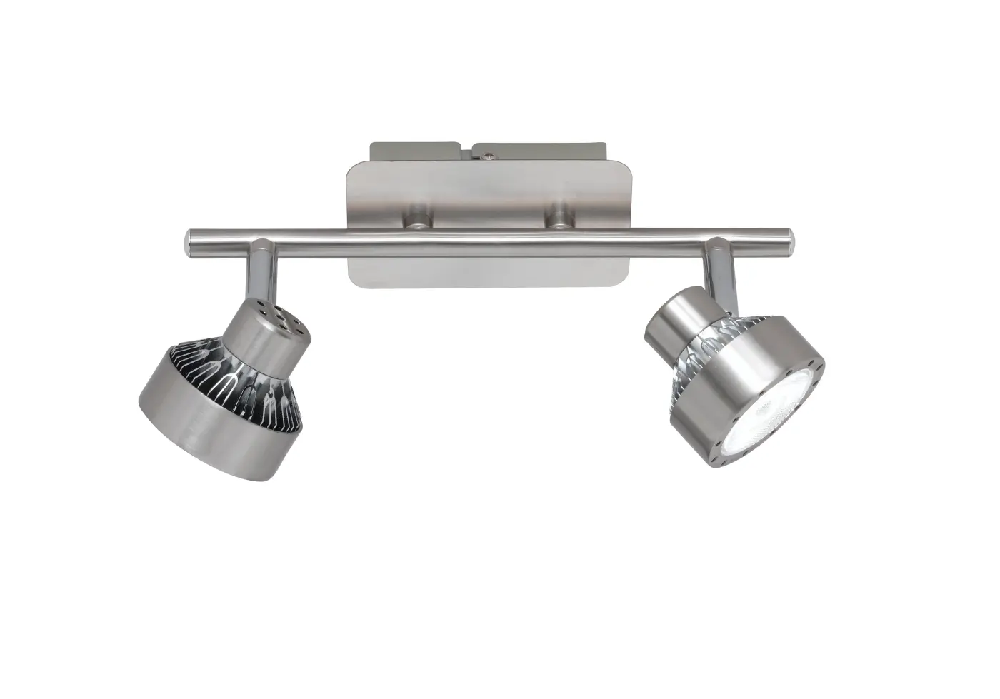 LED-Spot 8692.1. Nickel matt, Chrom Aluminium ca. 26x14cm