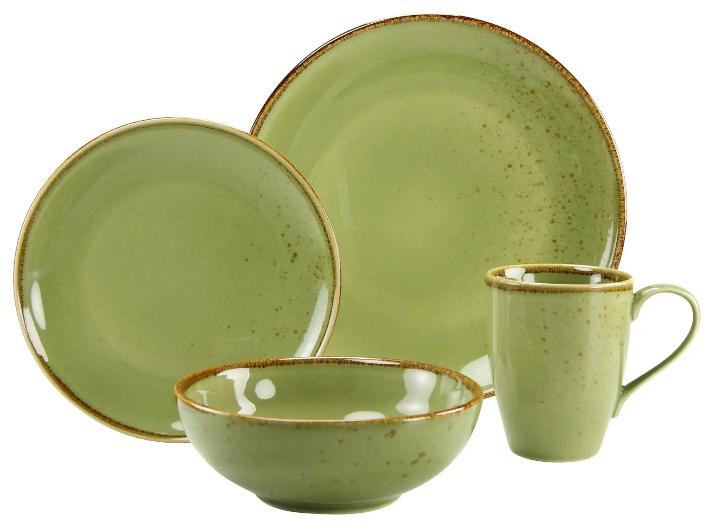 Sojaschale 8cm Nature Naturgrün