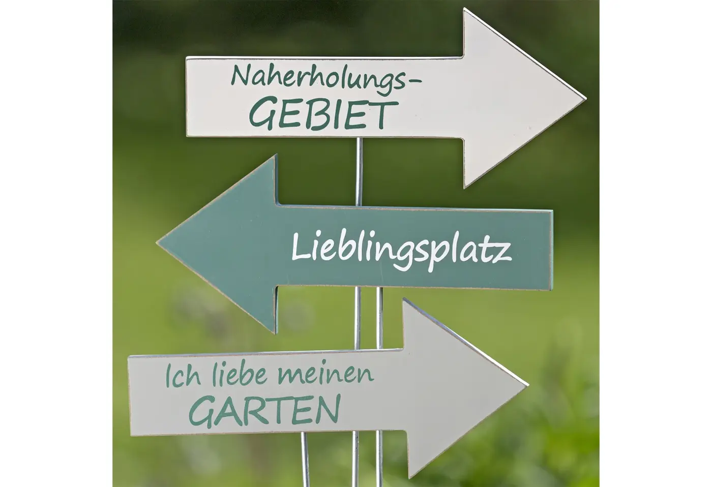 Stecker Wegweiser 22cm / sort.