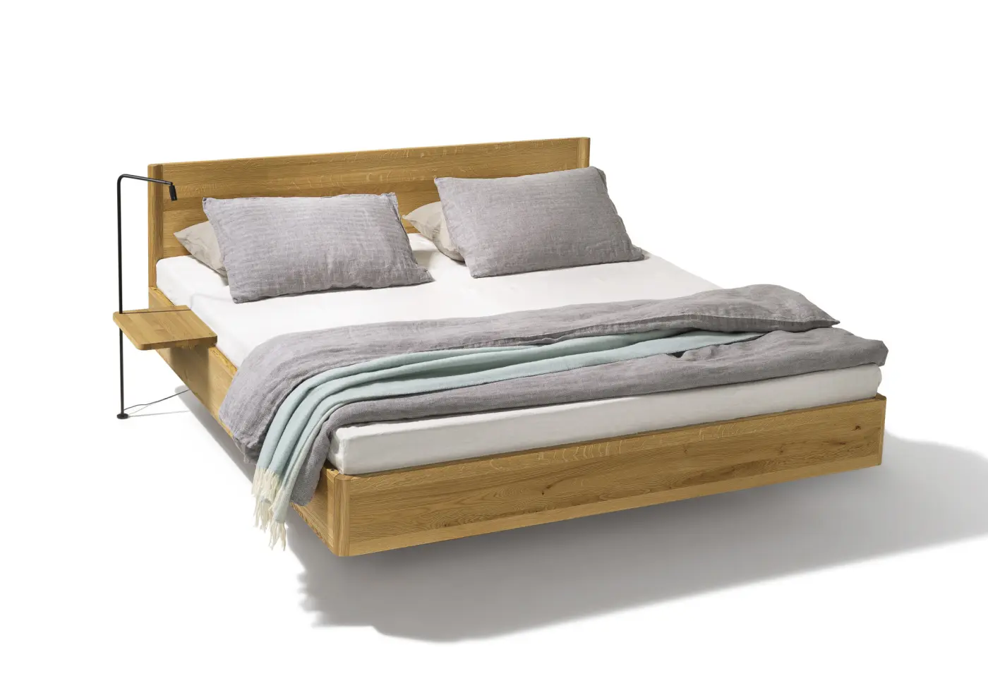 Bett Times von Team 7 Eiche wild, naturöl ca. 180x200 cmcm