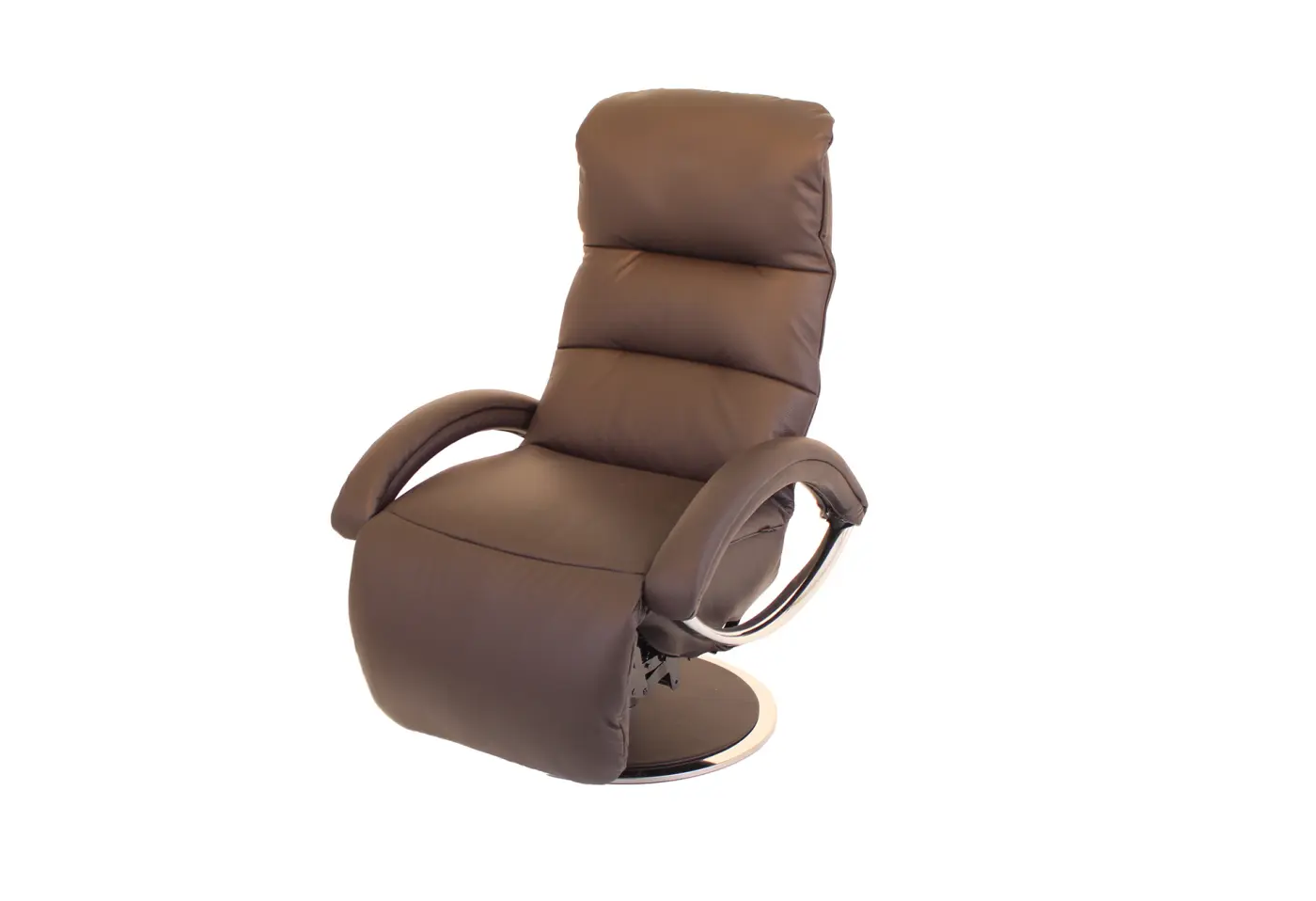 Relaxsessel Aaron schwarz-braun von Strässle Leder