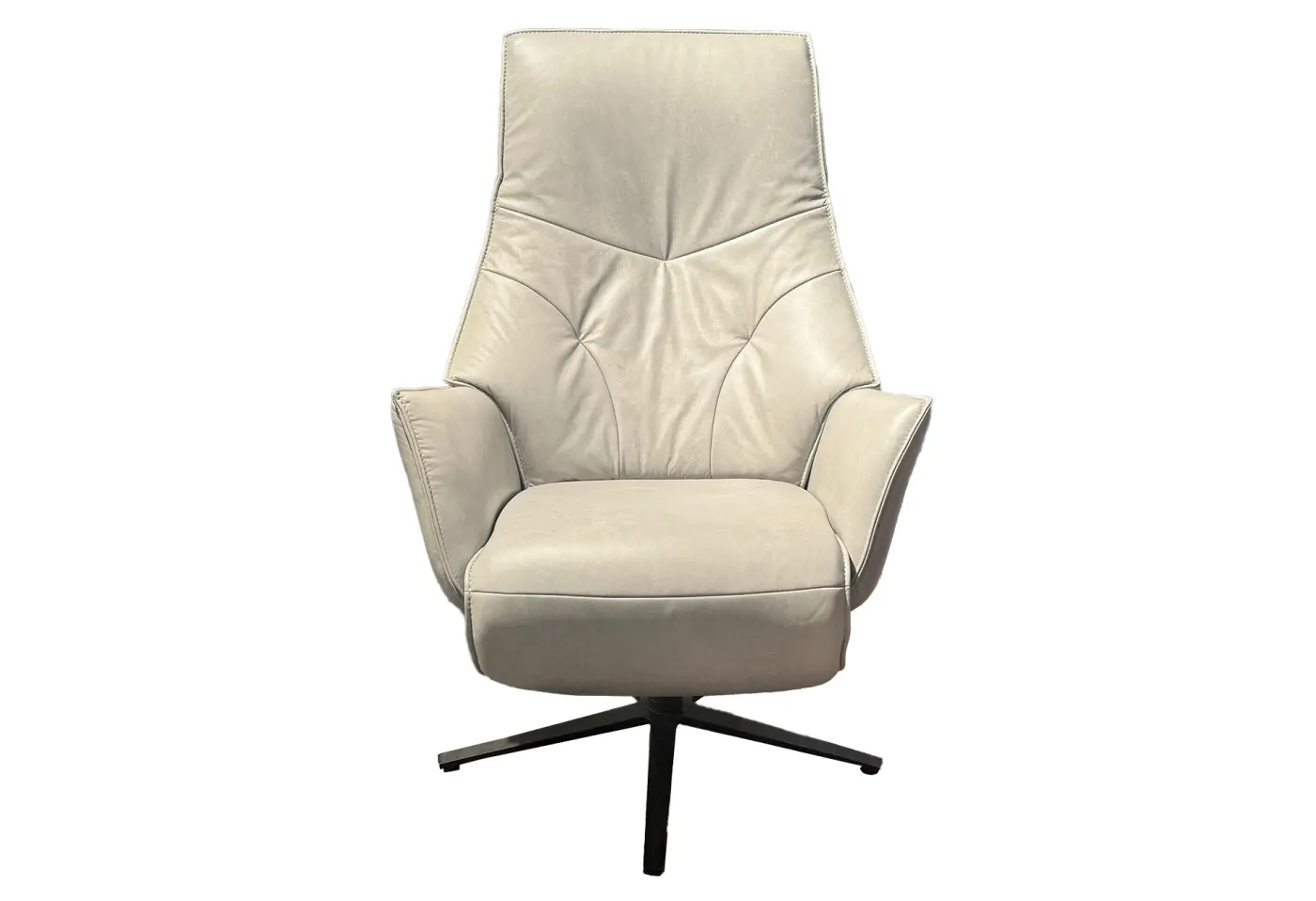 Relax-Sessel 13965.6 weiss Leder