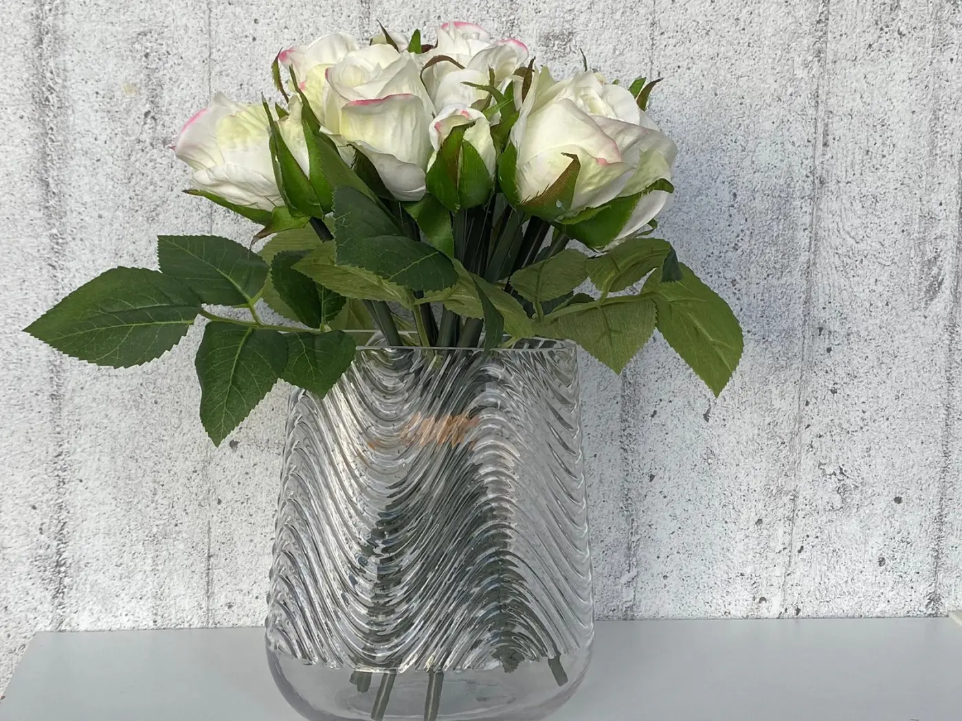 Rosenbouquet-Set creme