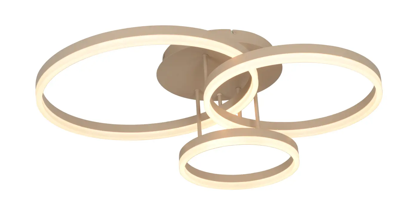 LED-Deckenleuchte 24271.. Acryl sand Metall ca. 75x22,5x38cm