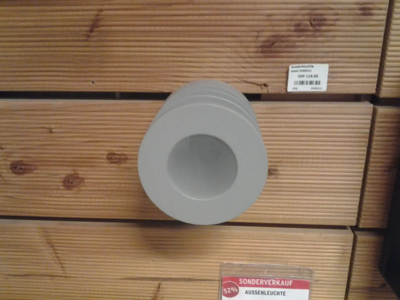 Aussenleuchte 20360012.. Grau