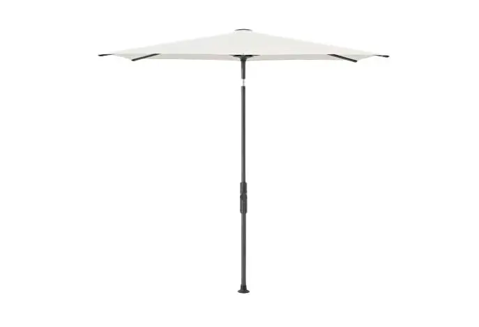 Sonnenschirm Twist White von Glatz Stoffqualität 4 ca. 210x150cm