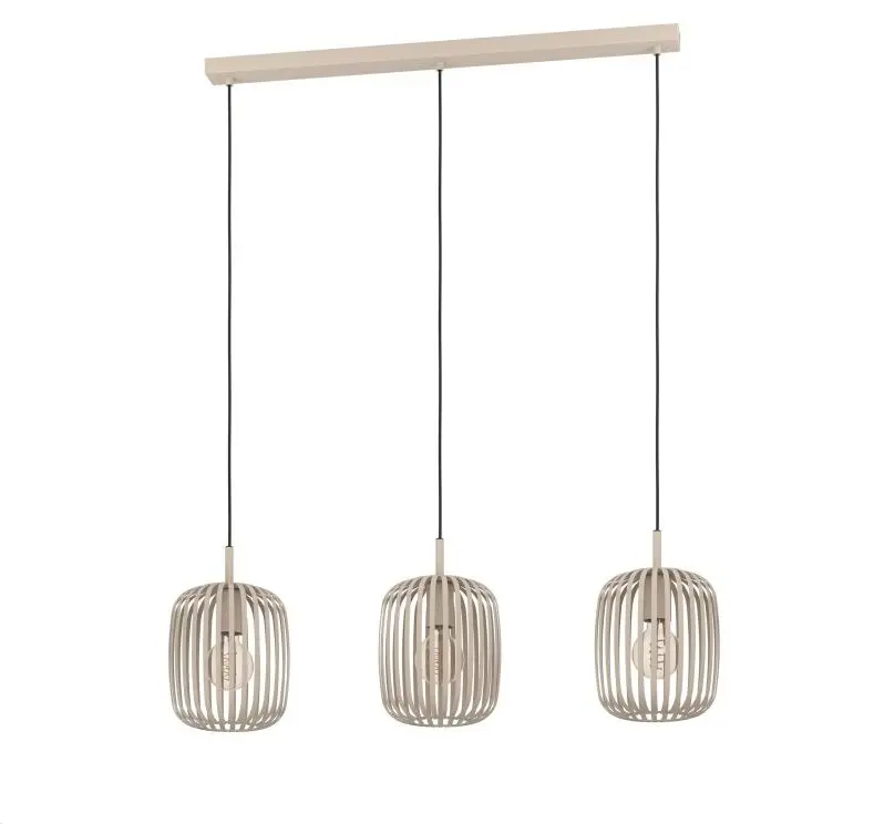 Hängeleuchte 19542.. Sandfarben Aluminium ca. 90x20x110cm