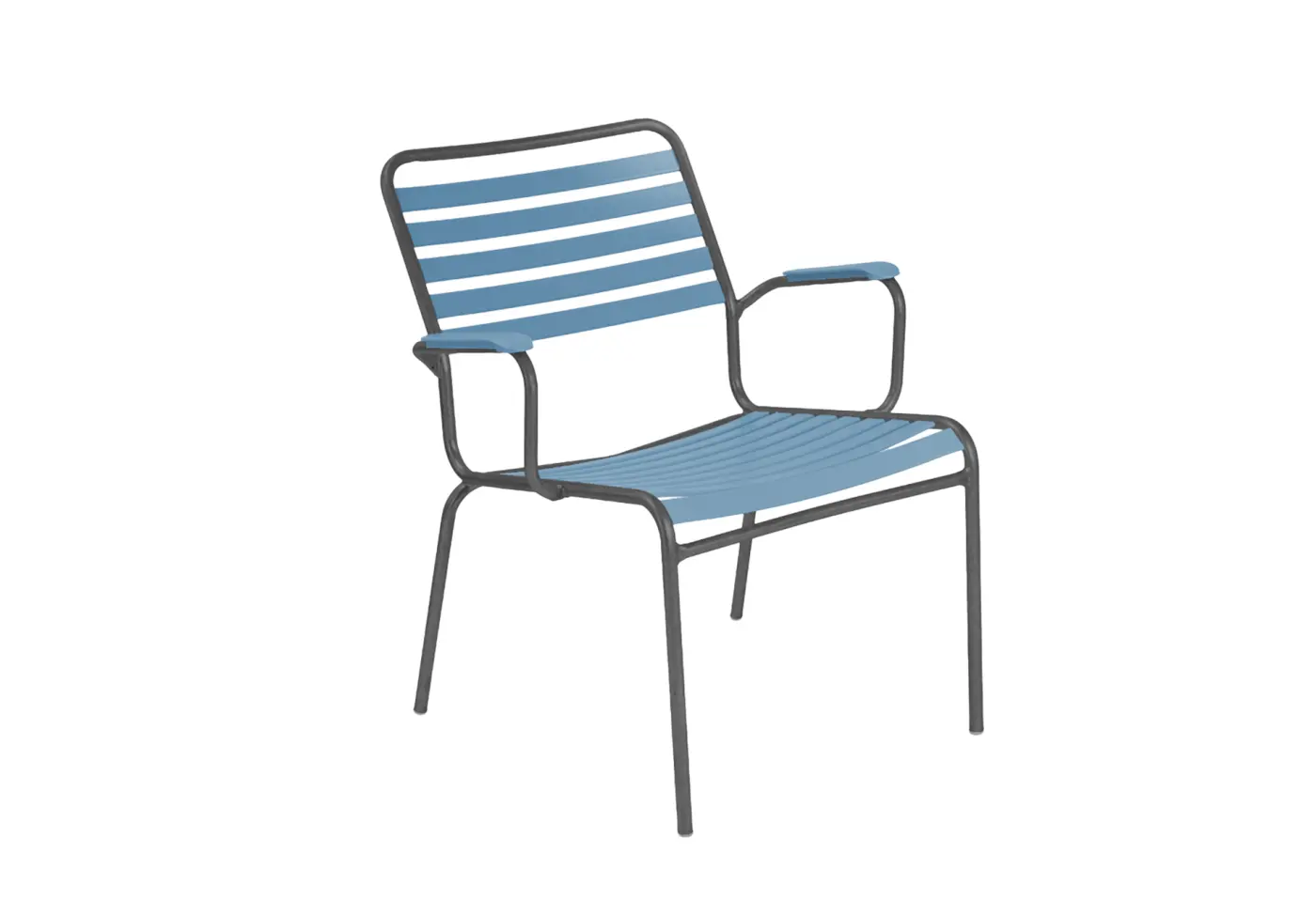 Lättli-Salon-Sessel Rigi Pastelllblau von Schaffner