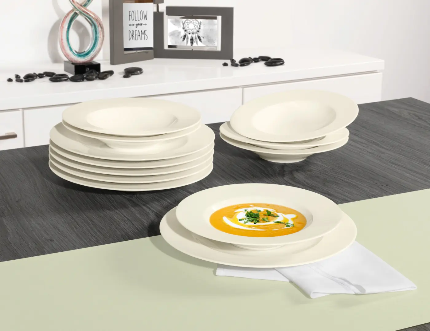 TA-Service 12-Tlg. Zoé fine diamond uni