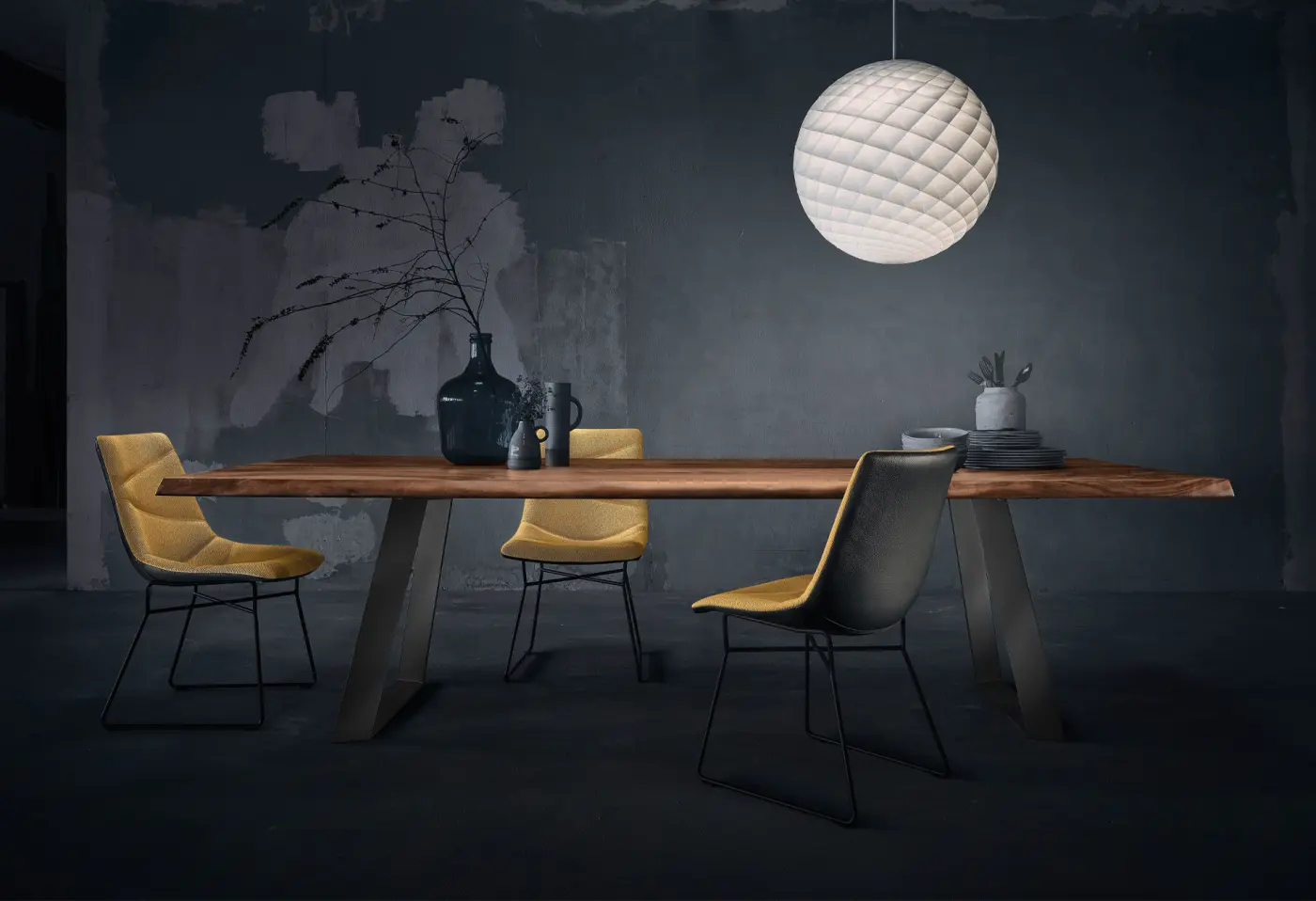 Esstisch 17354.80 Rustikaler Nussbaum naturöl ca. 280x105x76cm