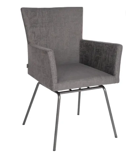 Sessel 13434.1 Kristall anthrazit Outdoorstoff, 100% Polyacryl mit PU-Beschichtung ca. 61x89x48cm