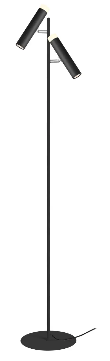 LED Leseleuchte 15797.. Schwarz Metall ca. 145,5cm