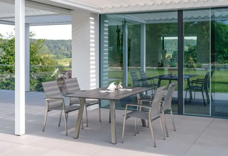 Tisch 15349.5 Smoky Silverstar ca. 180x100cm