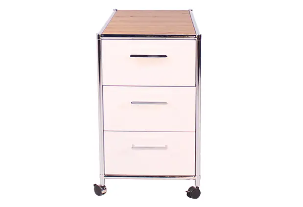 Rollcontainer Celton 0510 von MAB Decor "weiss" ca. 40x62x77cm