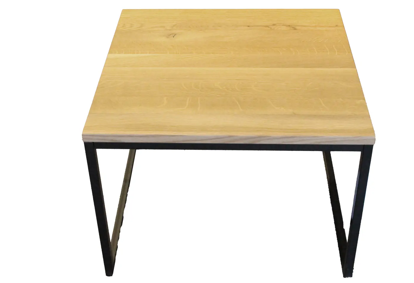 Couchtisch 6670.. Wildeiche massiv geölt ca. 60x43x60cm