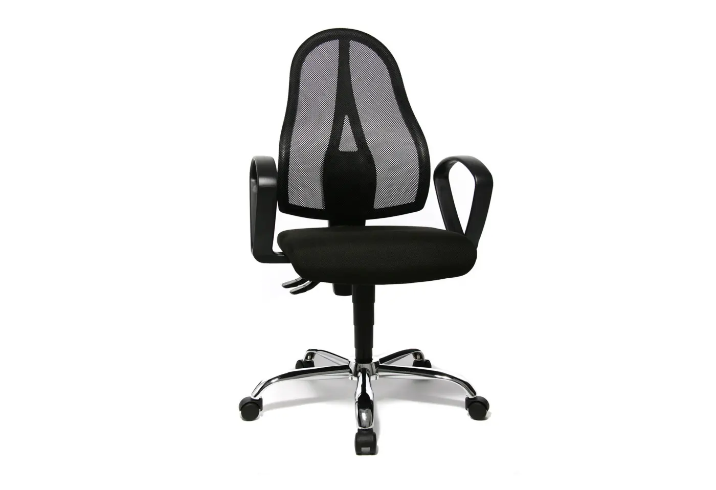 Drehstuhl 23820.. Schwarz Stoff, Netzbezug