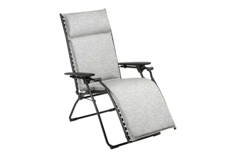 Liegestuhl Bayanne Granit von Lafuma Sunbrella ca. 155x70x90cm