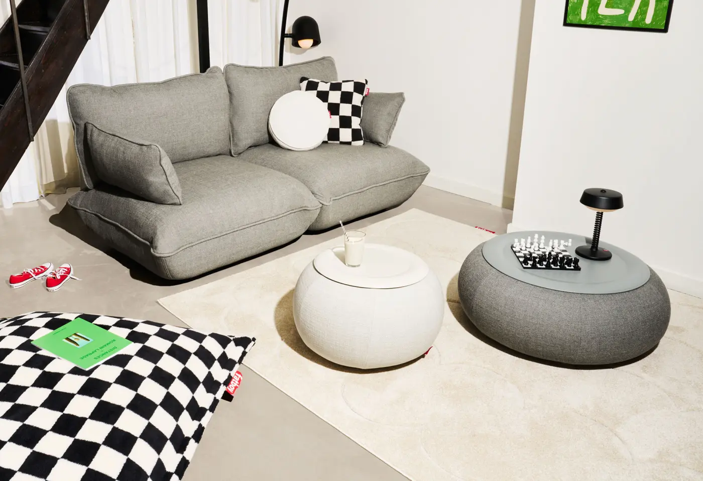 Teppich Bubble Carpet Vanilla Ice von Fatboy Polypropylene ca. 200x290cm