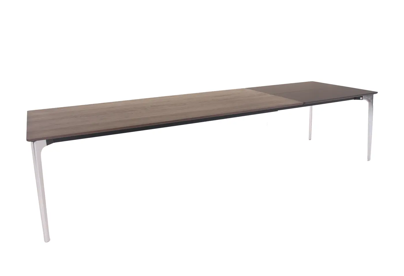 Auszugstich Elegance von Seetal Amerikanischer Nussbaum, schwarz geölt ca. 220x98x74,5cm