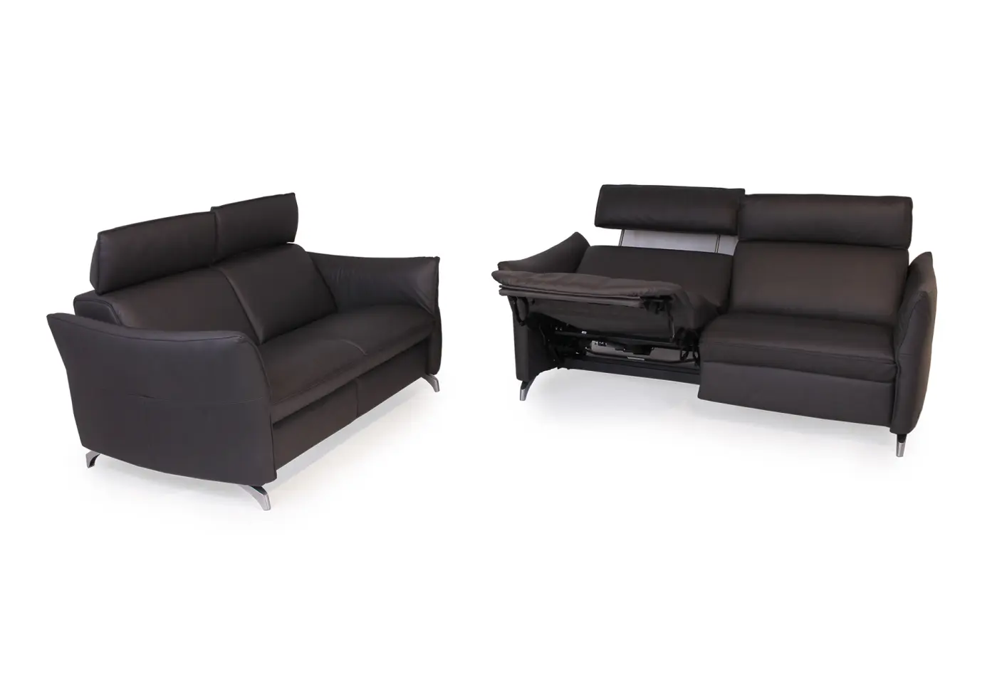 Sofa 16372.. moor Leder Longlife ca. 194x92x95cm