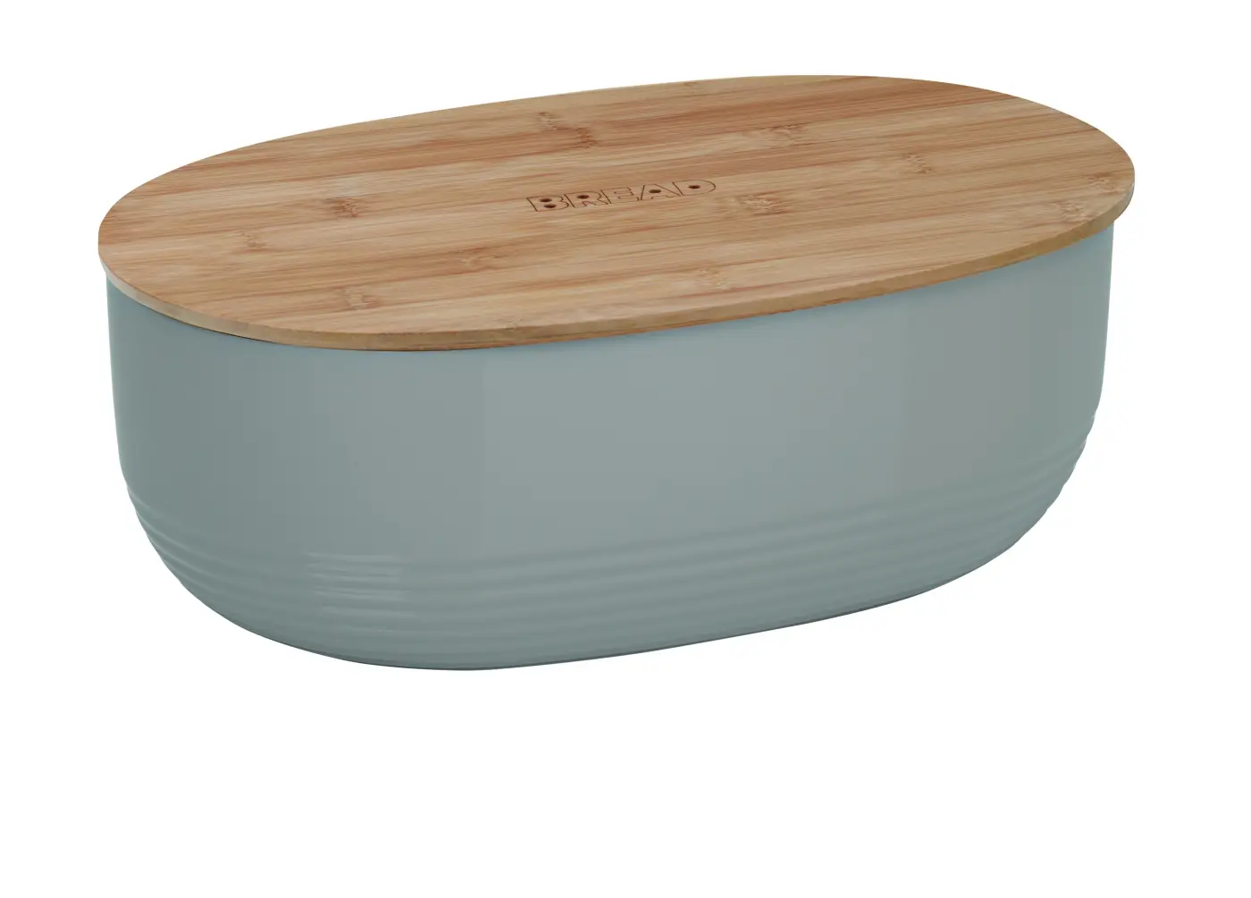 Brotkasten 12062 opalgrau, braun von Kela Bambusholz Kunststoff ca. 37,5x23x14cm