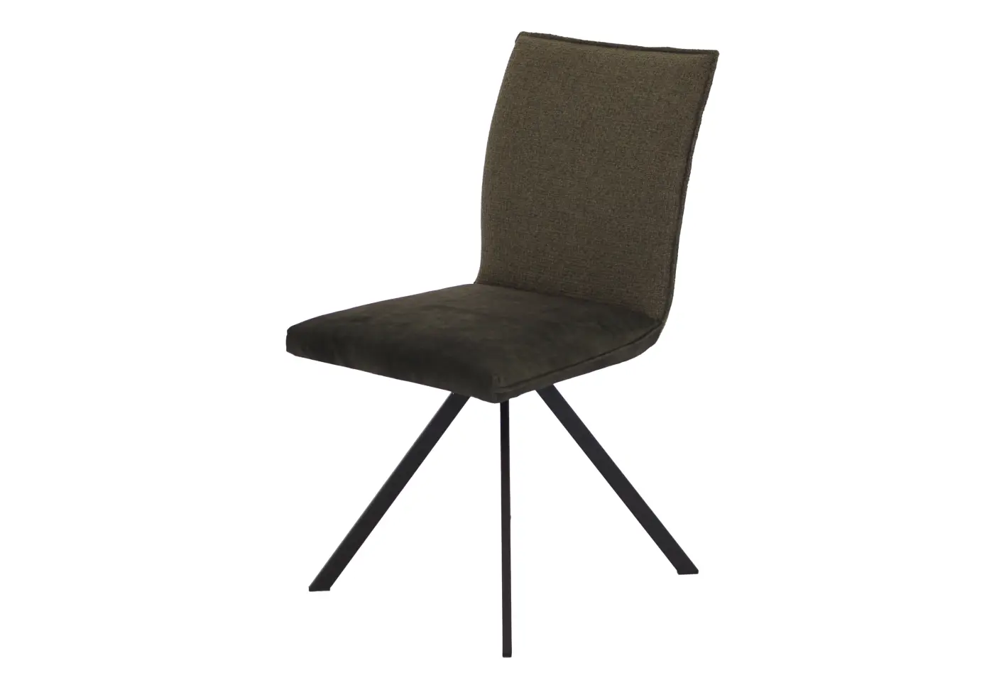 Stuhl 22090.2. Stoff Amour 5514 khaki (437) Lehne: Stoff Forza 5514 khaki (438) ca. 60x91x61cm