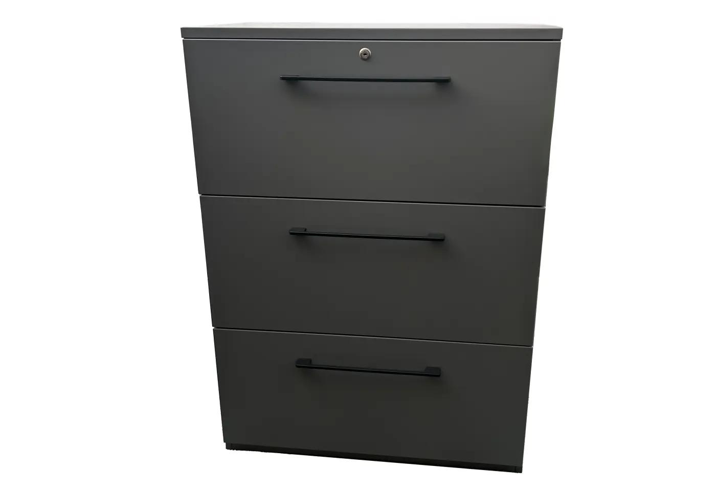 Aktenelement Tecknau MDF mittelgrau ca. 80x112x43cm