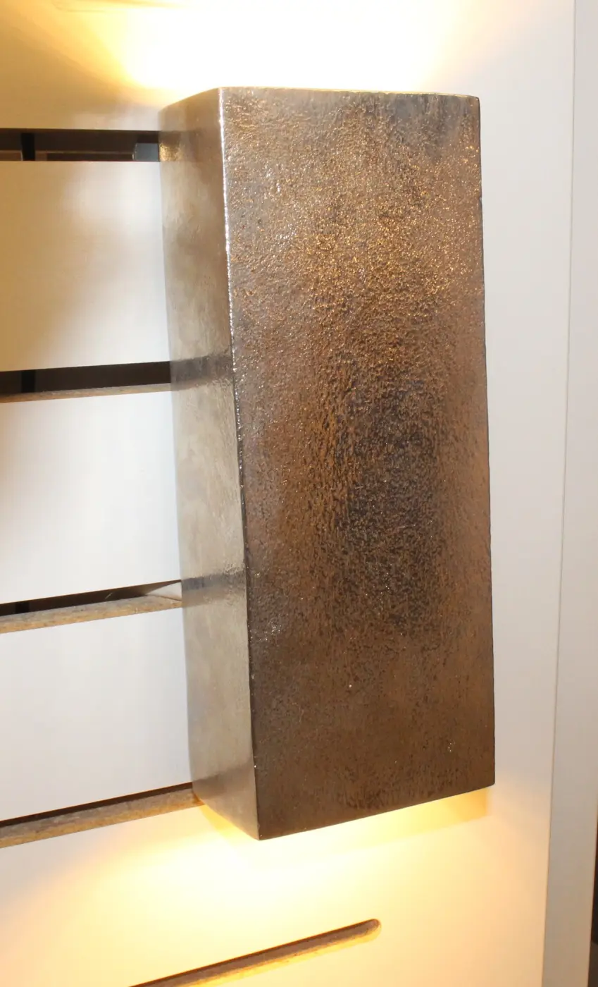 LED-Wandleuchte 13247.. Nickel antik ca. 9x23x6cm