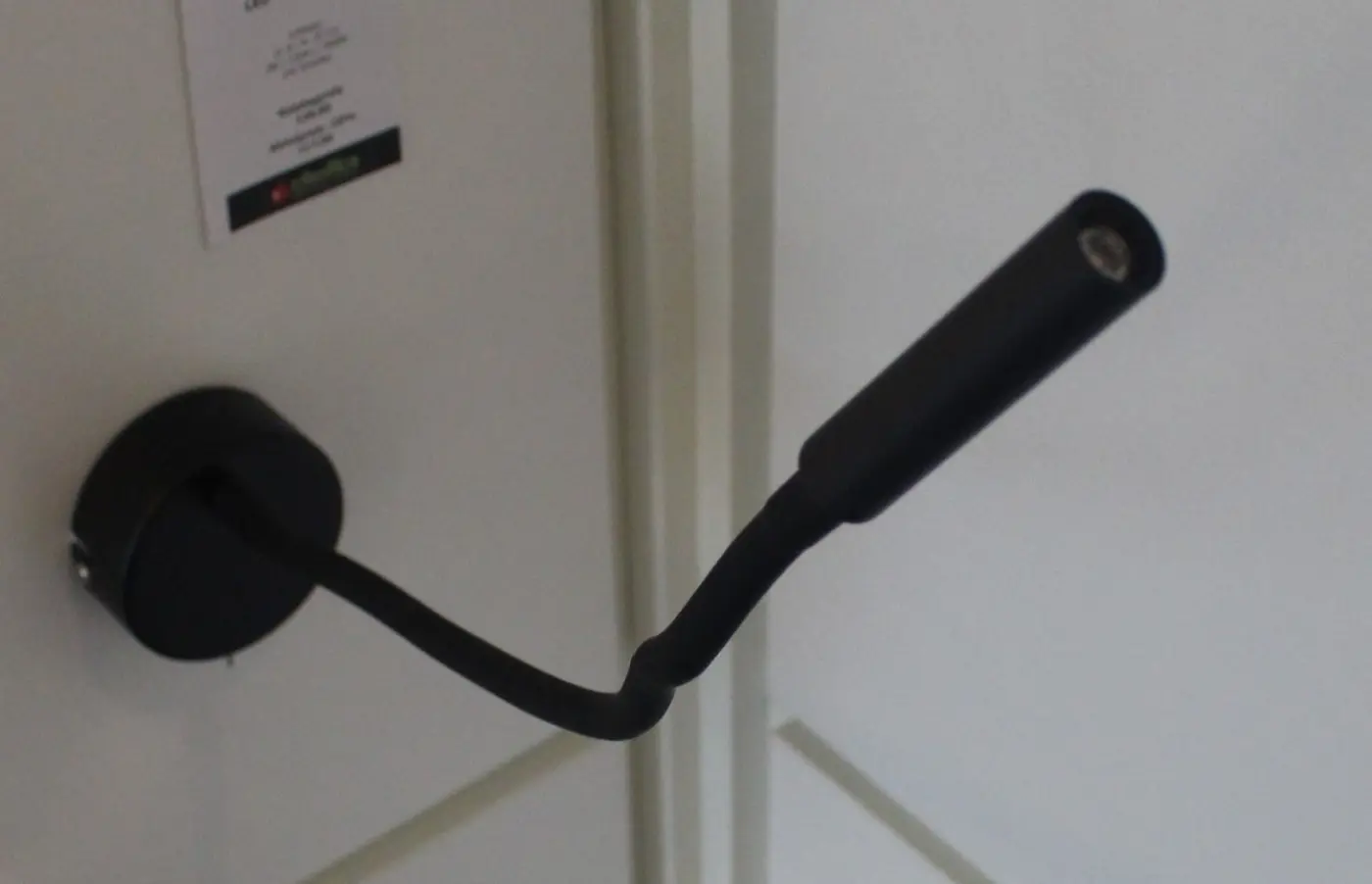 LED-Wandleuchte 10280.1. Schwarz Stahl ca. 8cm