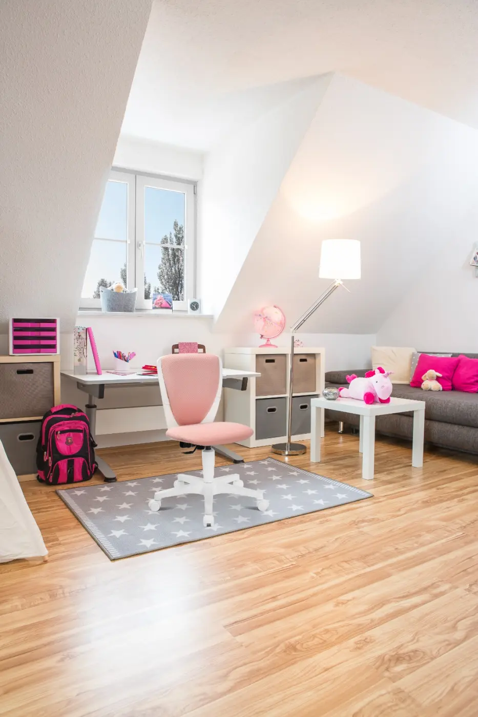 Kinderdrehstuhl 23262.1 Zartrosa Polypropylen