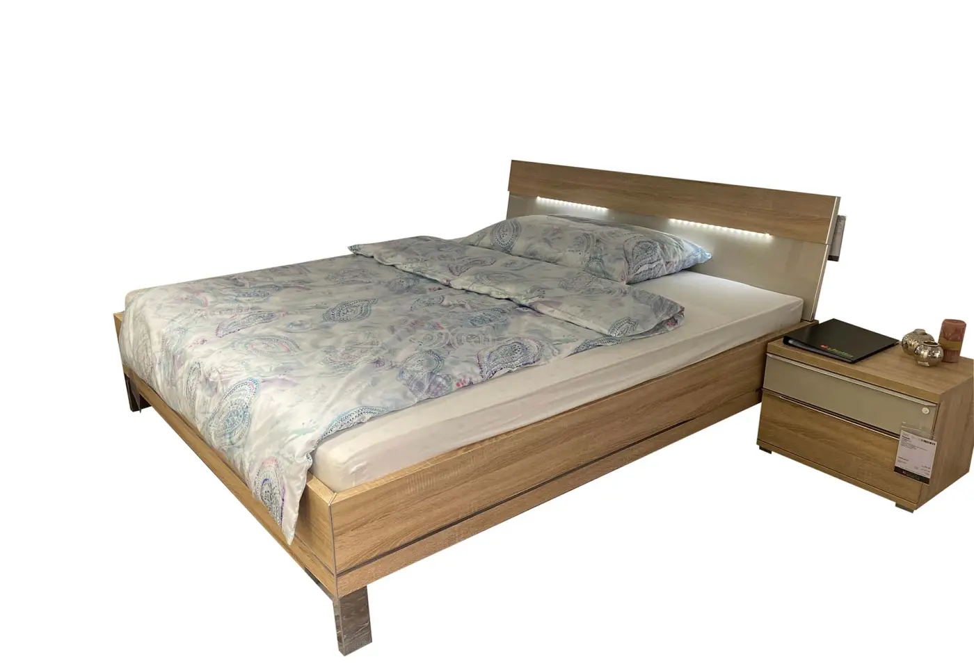 Doppelschlafzimmer 23804 Sandglas Sonoma Eiche