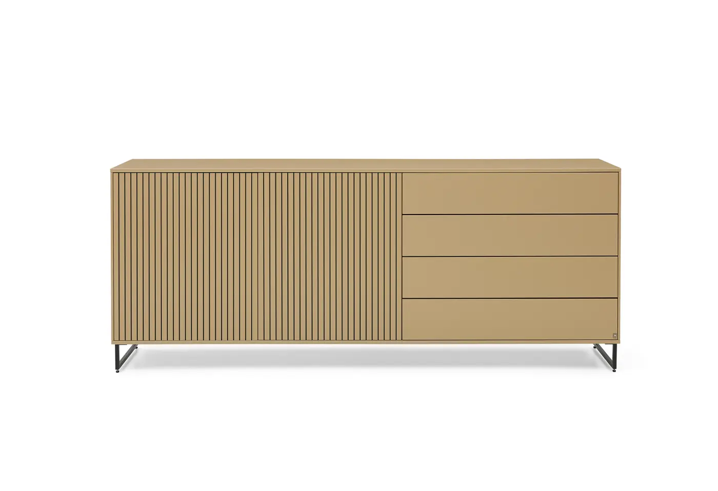 Sideboard MR Kara Frame von Musterring Klarglas Lack macchiata ca. 212,2x85,3x39,9cm