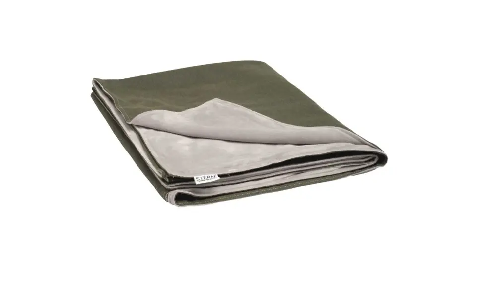 Decke 17115.7 Dunkelgrün, Rückseite hellgrau 100% Polyacryl, Rückseite 100% Polyester ca. 200x156cm