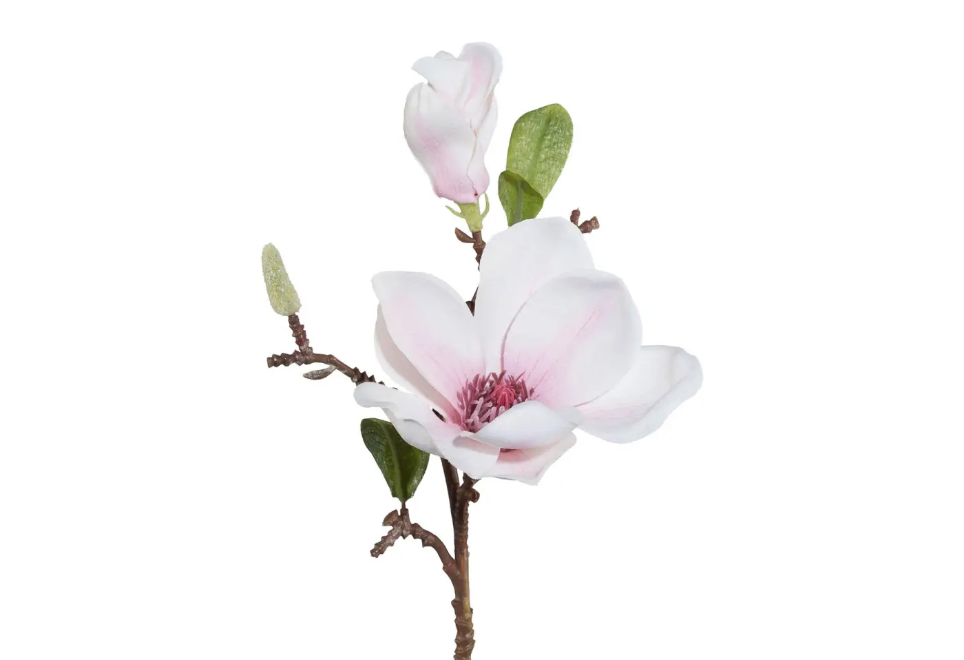 Magnolie 37cm rosa, weiss Rosa, Weiss Kunststoff ca. 37cm