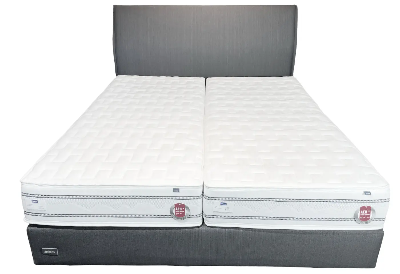 Boxspring-Bett 22459.. Alp-Anthrazit von Bico ca. 180x200cm