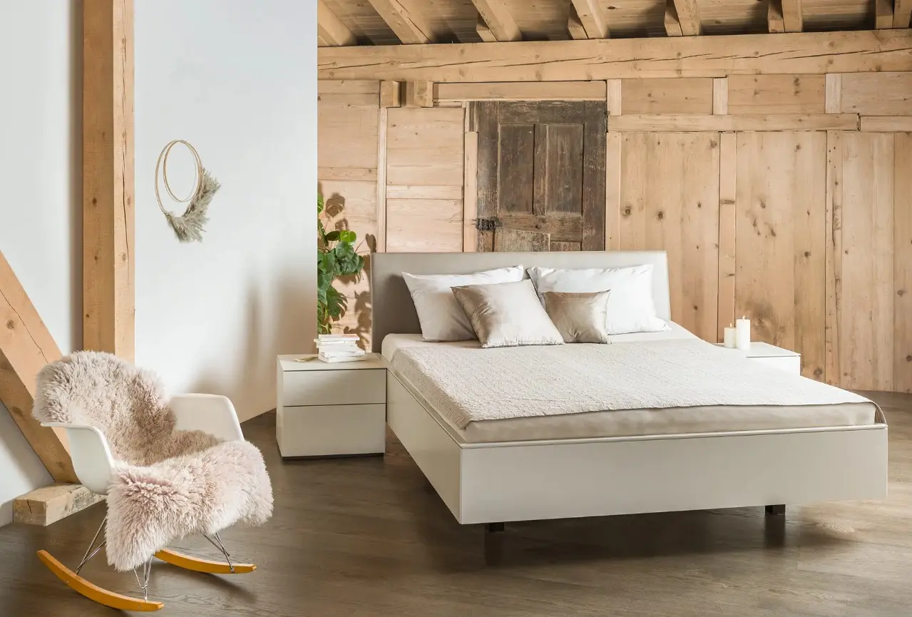 Bett Luna 8310 von MAB Grigio Decklackiert ca. 180x200cm