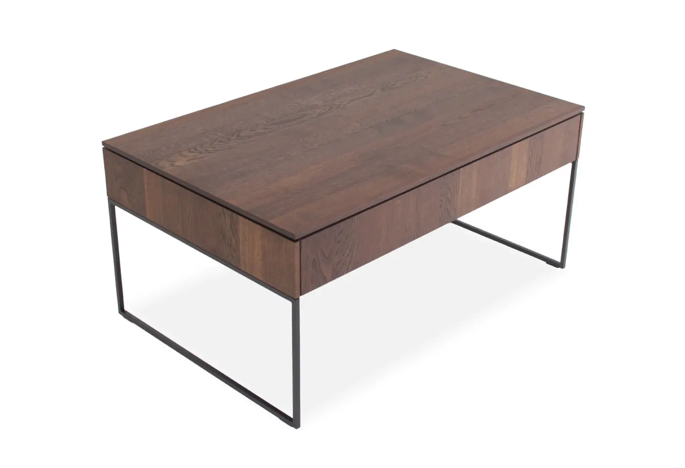 Couchtisch Filigno Eiche geräuchert, matt pulverbeschichtet von Team 7 ca. 100x47x65cm