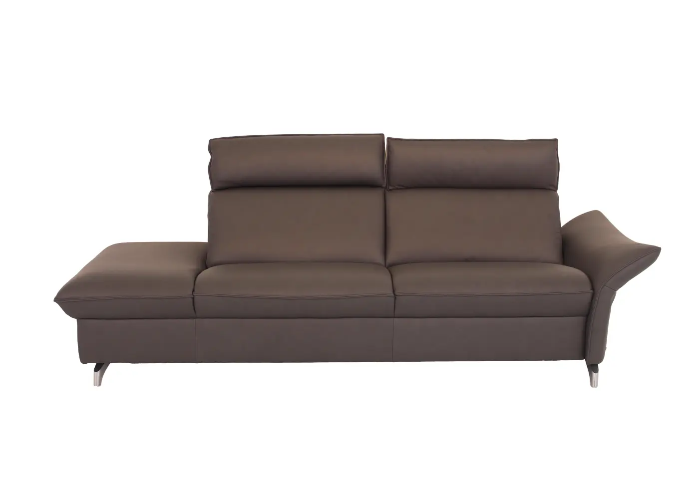 Sofa 16372.. Leder 31Longlife. Moor ca. 225cm