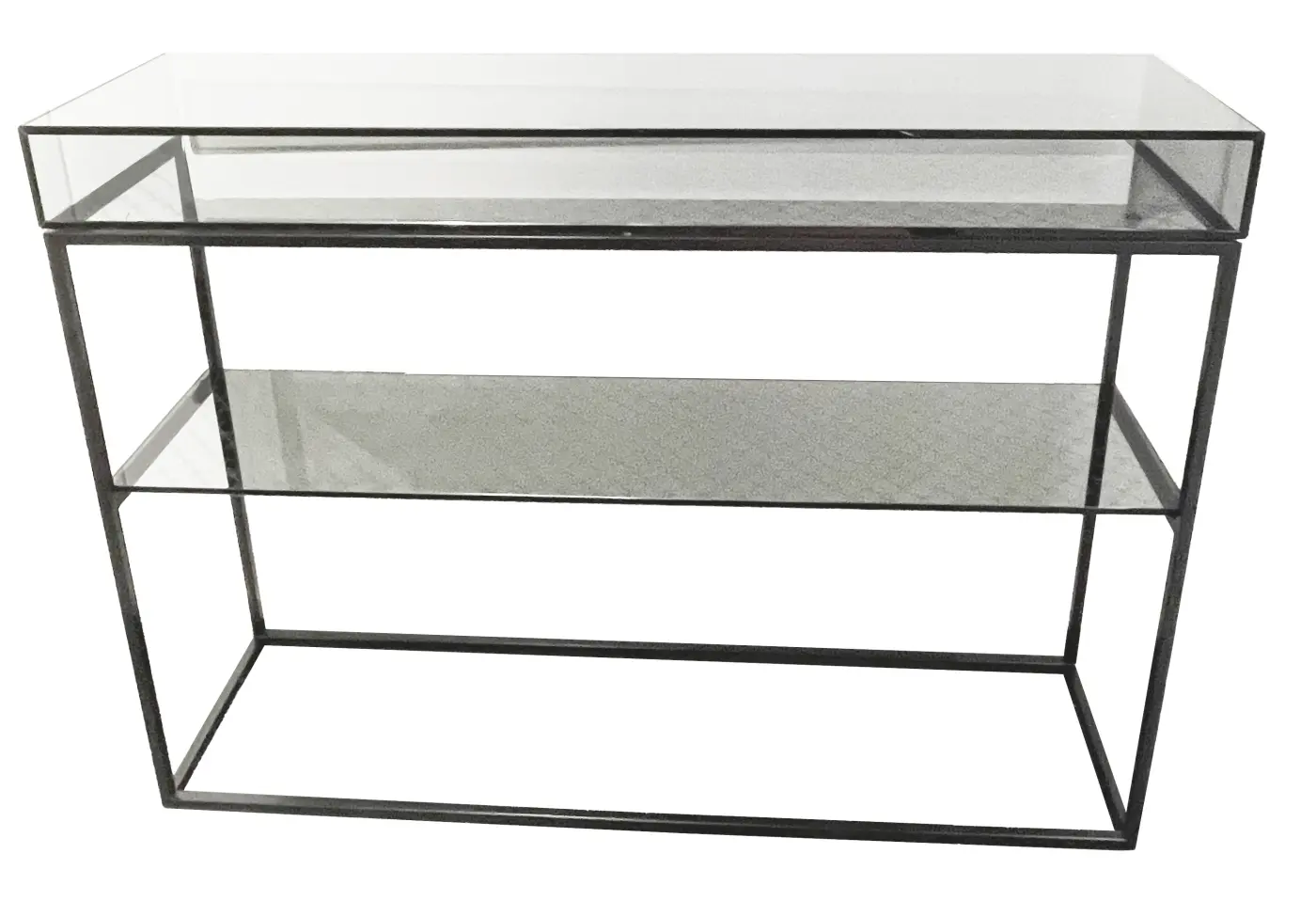 Flurregal 17980.6 mit Glasbox zweiseitig offen ca. 120x90x30cm