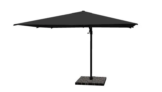 Sonnenschirm 19043.1 Taupe Solefin, Stoff ca. 300x300cm