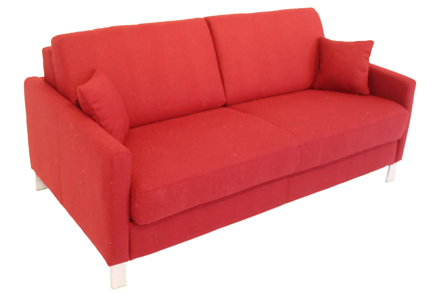 Schlafsofa Evilard Stoff 2-692/ rot ca. 140x198cm