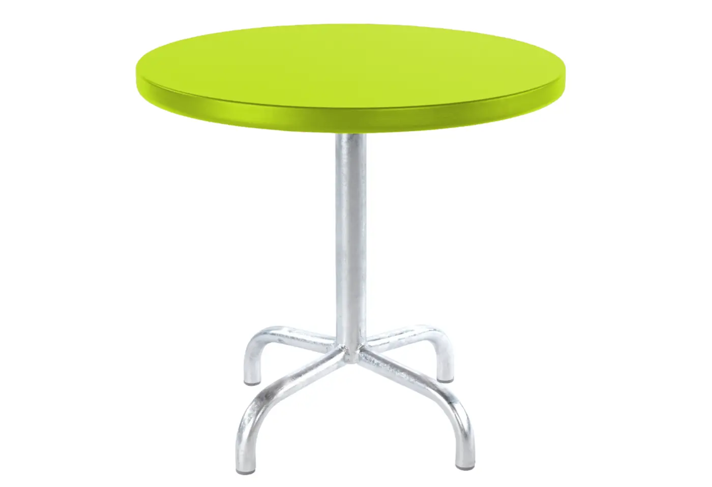 Beistelltisch Säntis Hellgrün von Schaffner Stahl ca. 54x50cm