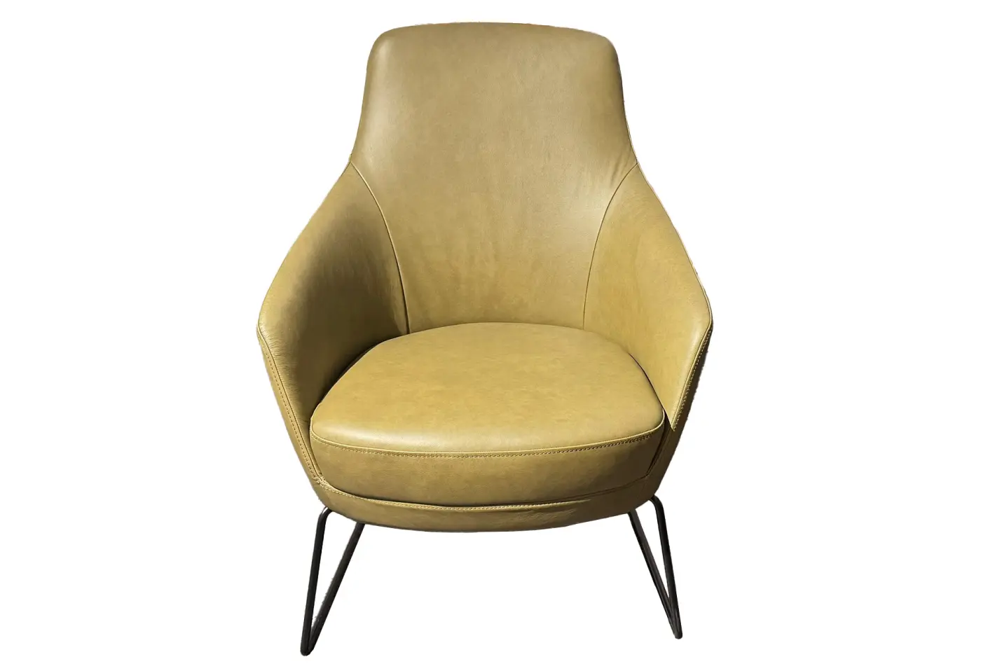 Sessel MR 6550 von Musterring Leder Nappa moos