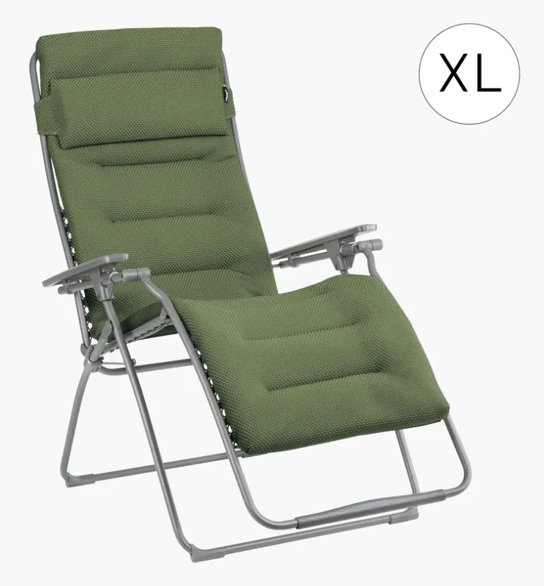 Liegestuhl Futura XL Bec Green von Lafuma Batyline ca. 90x76cm