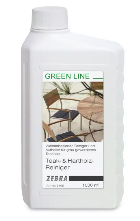 Teak-/Hartholz-Reiniger Green Line von Zebra