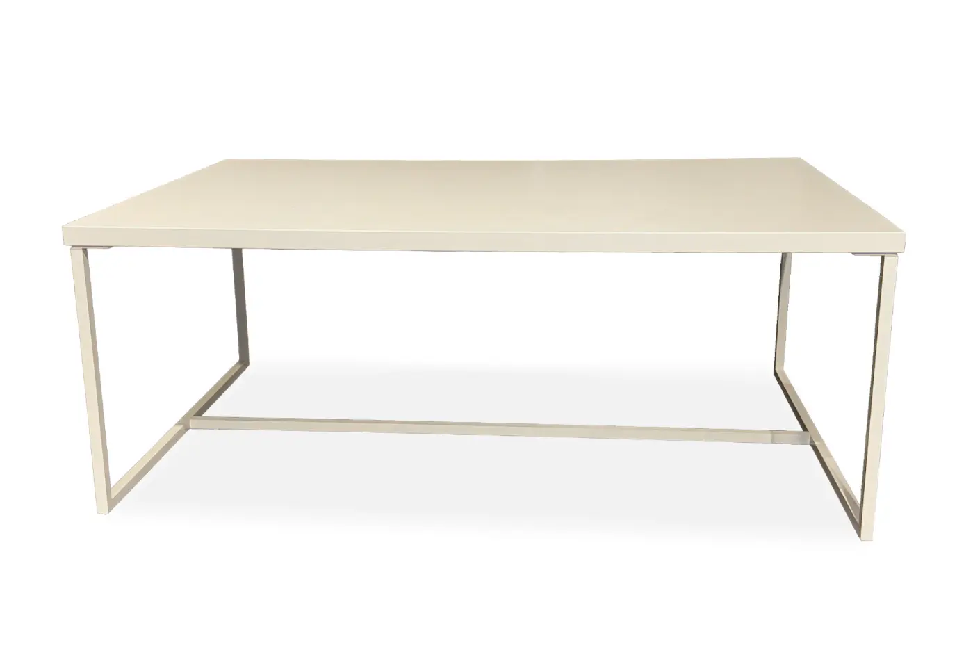 Couchtisch Valendas Lack wollweiss ca. 100x40x65cm