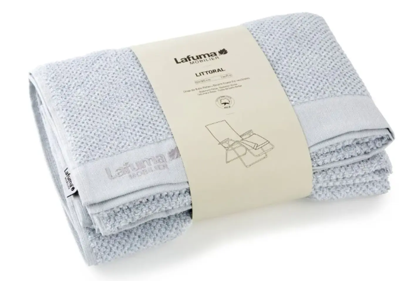 Frotteeauflage Relax Littoral von Lafuma Baumwolle