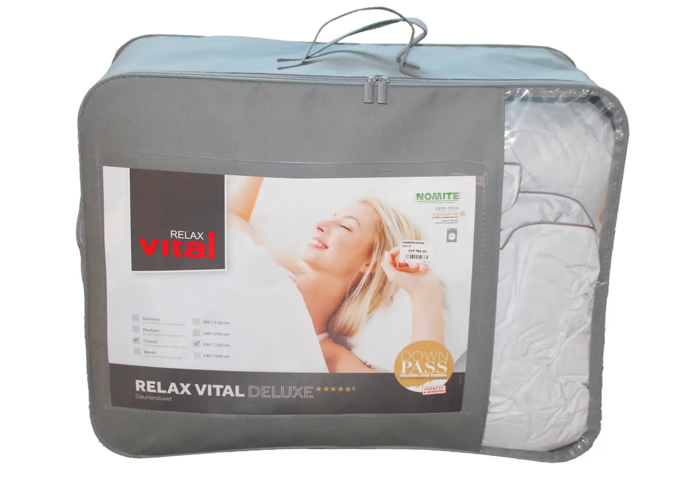 Cassettendecke 13011.9 100% Daunen ca. 200x210cm