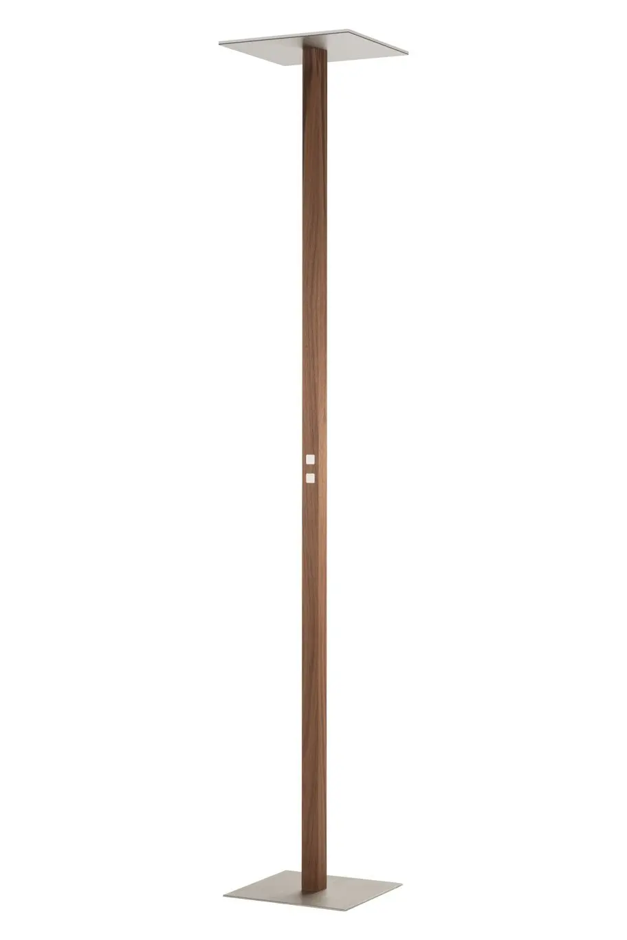 Stehleuchte Stückholz Selun Nussbaum von Stückholz Massivholz ca. 30x190x30cm